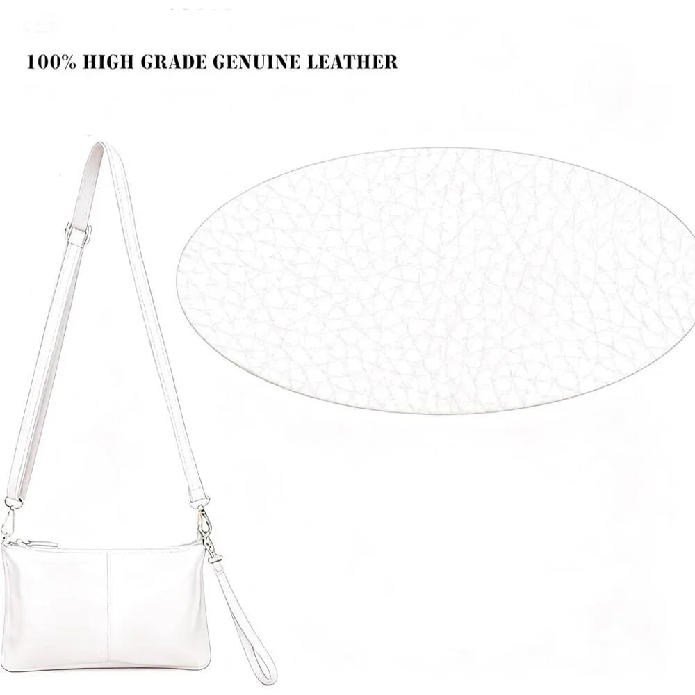 Genuine Leather Small Crossbody Bag Women Minimalist Purse Shoulder